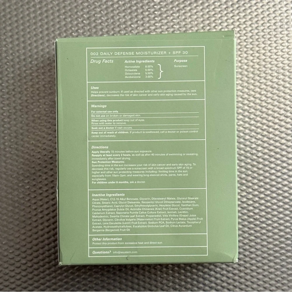 Asystem Performance Skincare set - Picture 3 of 3